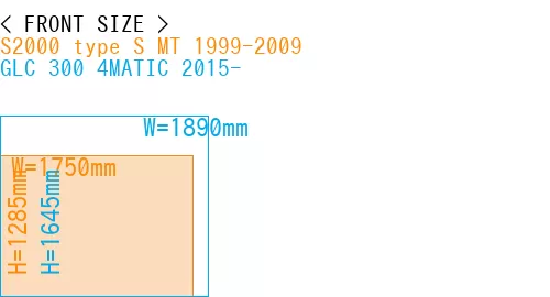 #S2000 type S MT 1999-2009 + GLC 300 4MATIC 2015-